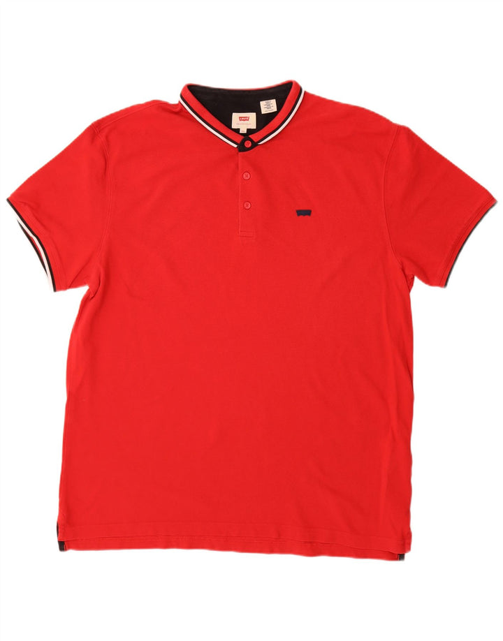 Levi's Herren-Poloshirt 2XL aus roter Baumwolle
