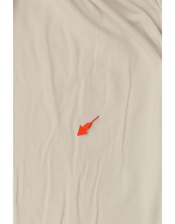 NIKE Mens Graphic T-Shirt Top Medium White Cotton