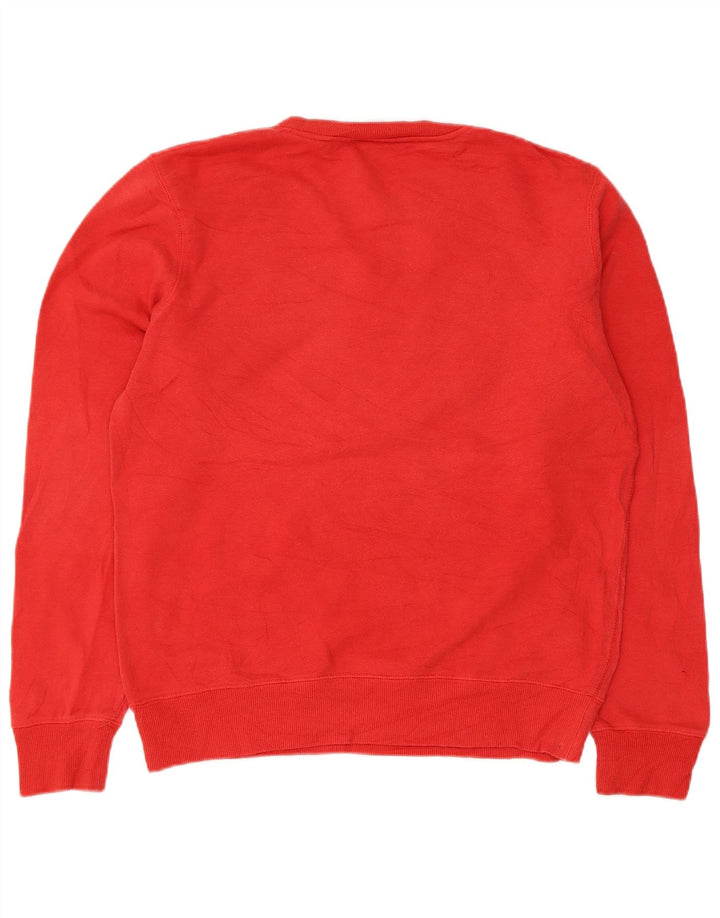 Champion Herren-Sweatshirt mit Grafik, Größe S, Rot, Baumwolle