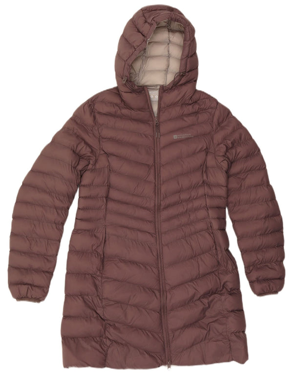 Mountain Warehouse Womens Hooded Padded Coat UK 14 Medium Brown Polyamide