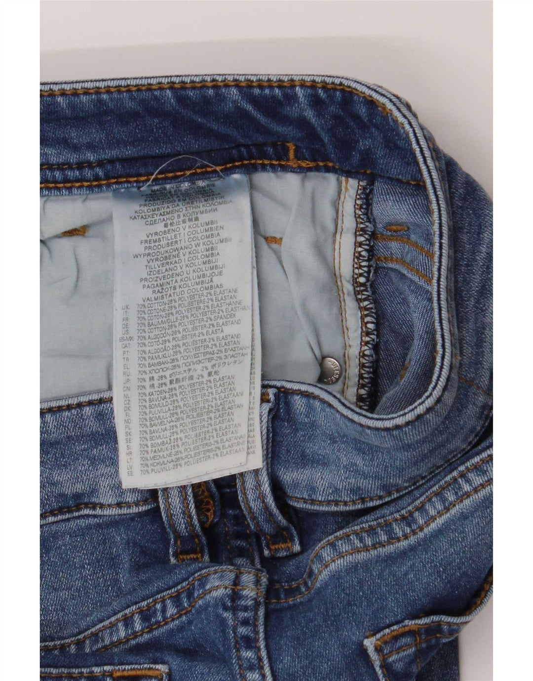 Diesel Herren Slim Jeans W32 L30 Blaue Baumwolle