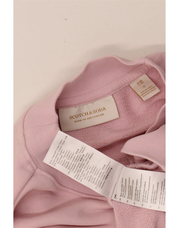 SCOTCH & SODA Damen-Sweatshirt in Übergröße, Gr. 10, Größe S, Rosa, Baumwolle