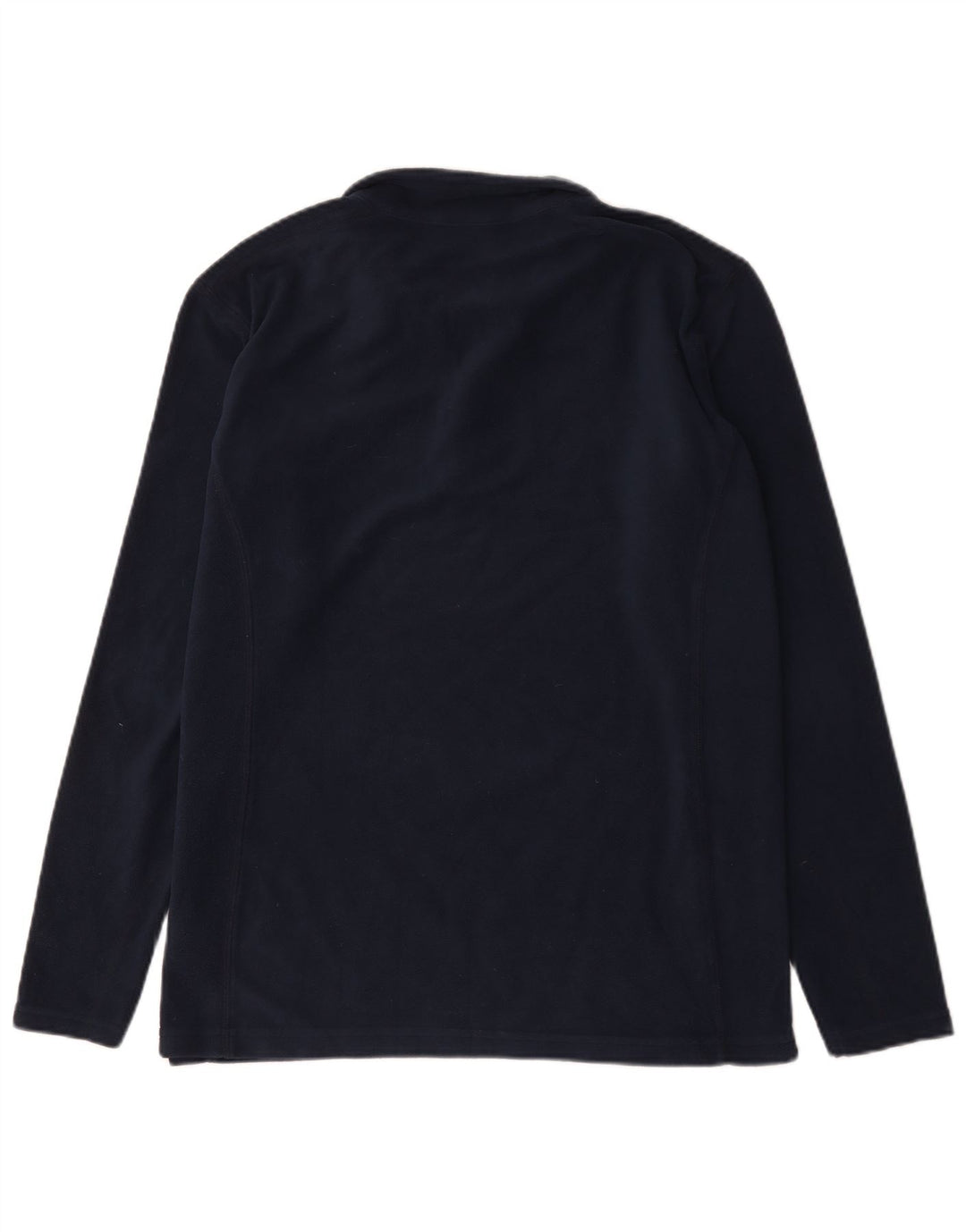 Columbia Herren-Fleecepullover mit Reißverschluss am Hals, groß, marineblaues Polyester