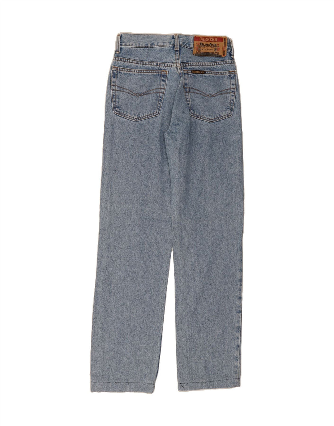 CARRERA Womens Straight Jeans IT 44 Medium W29 L31 Blue Cotton Vintage Carrera and Second-Hand Carrera from Messina Hembry 