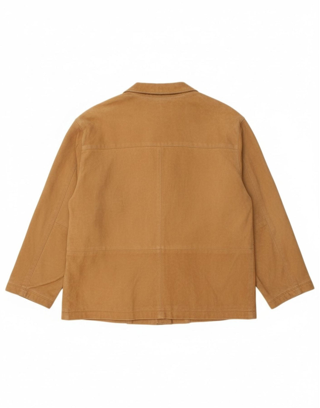 Simonetta Damen Wildlederjacke UK 16 Large Beige Leder