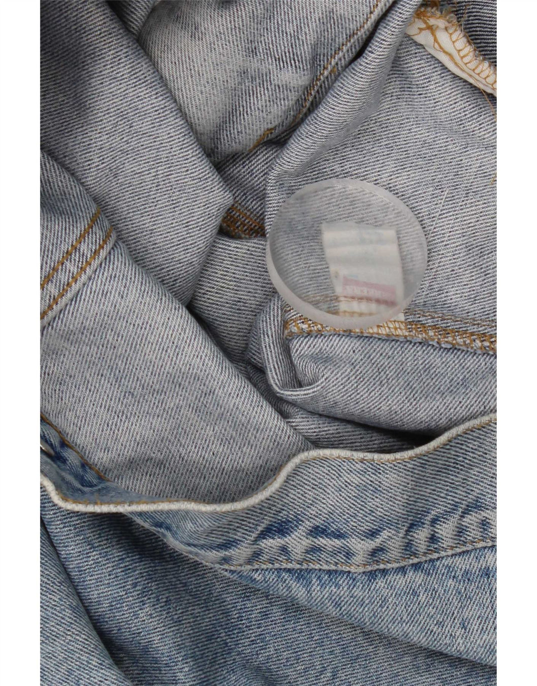 Carrera Herren Distressed Jeansjacke UK 36 Small Blau Baumwolle