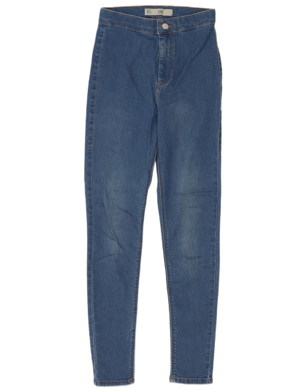 Topshop Damen Joni Skinny Jeans W26 L30 Blaue Baumwolle