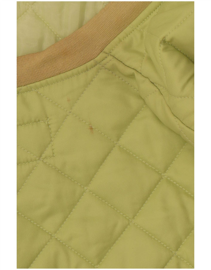 RIFLE Herren Steppweste UK 38 Mittelgrünes Polyamid