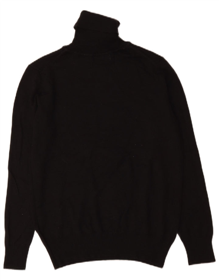 Rollkragenpullover für Herren von Zara, Mittelschwarz, Acryl