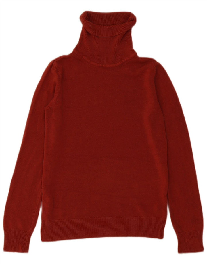Marks & Spencer Rollkragenpullover für Damen, Gr. 8, klein, rot, Acryl