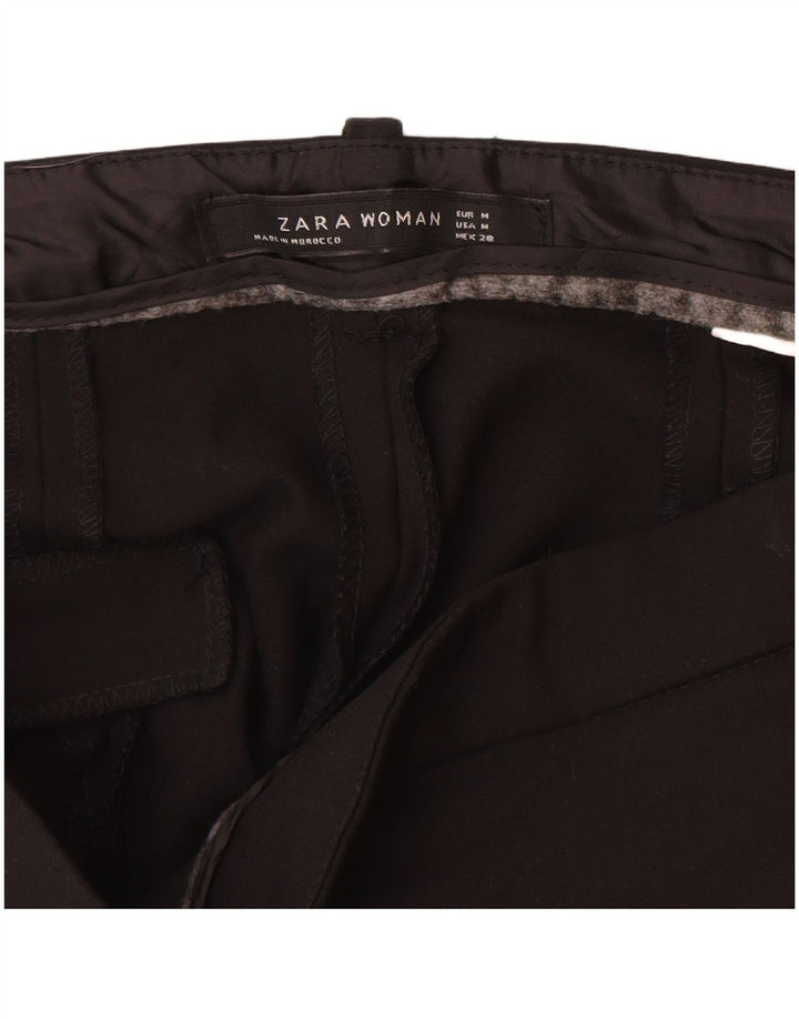 Schmale Freizeithose für Damen von Zara, Größe M, W30, L27, Schwarz