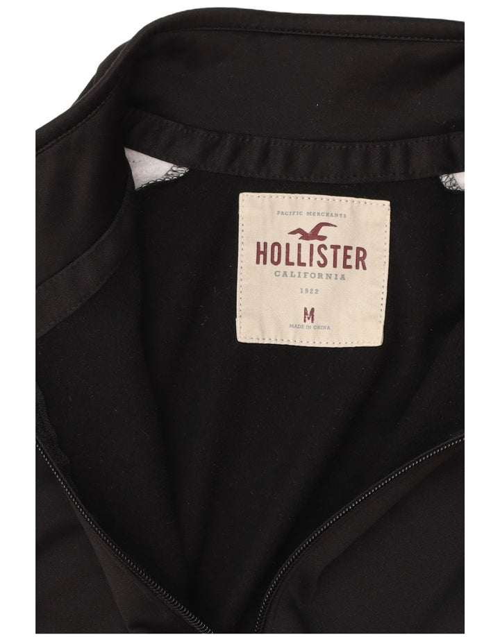 HOLLISTER Damen-Trainingsanzug-Top-Jacke, UK 14, Mittelschwarz, Farbblock