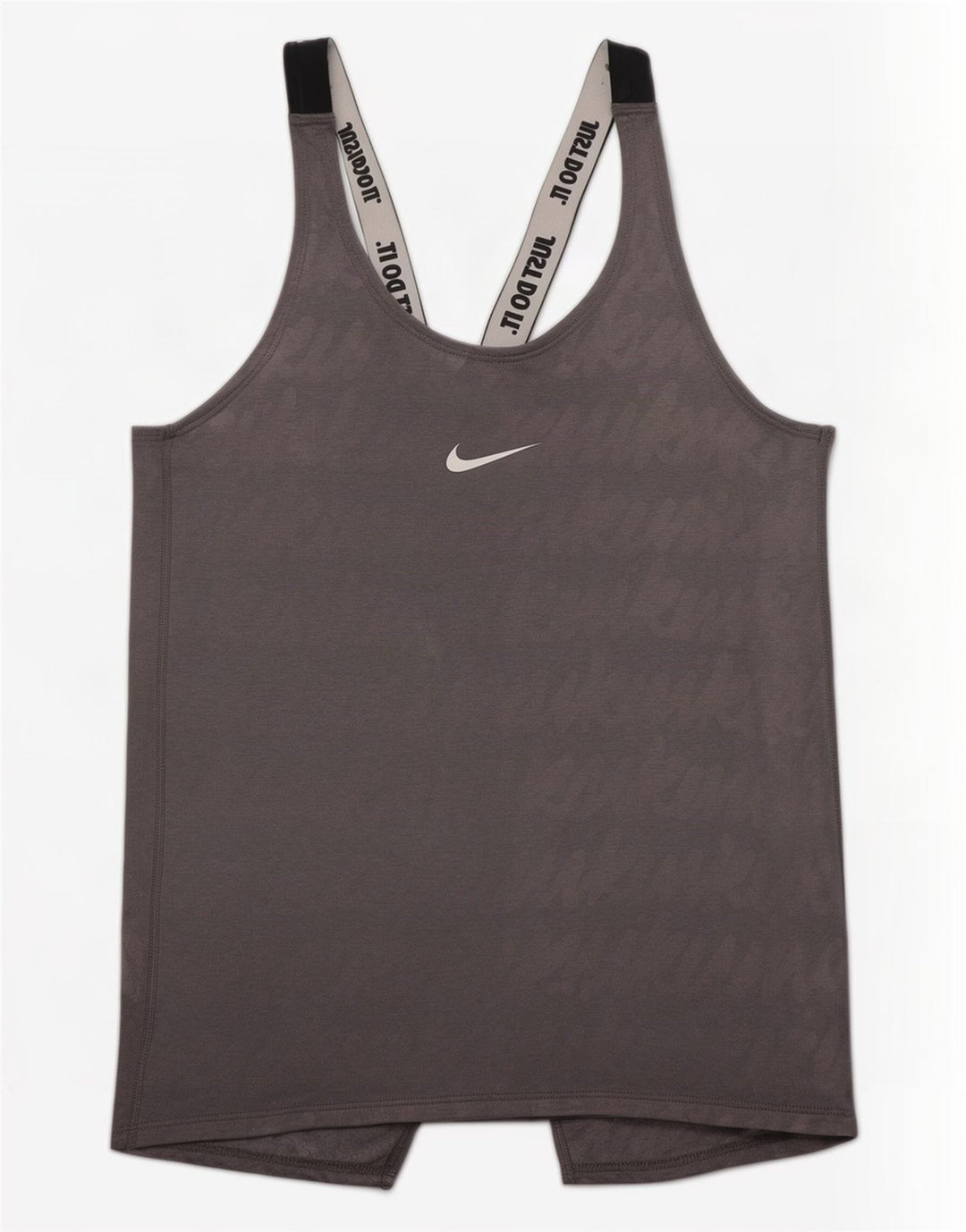 Nike Damen Dri Fit Grafik-Weste-Oberteil UK 8 Small Graues Colourblock-Polyester