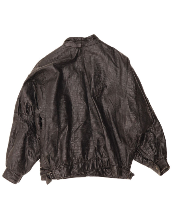 Lavorazione Artigiana Damenjacke IT 46 Large Black Animal Print