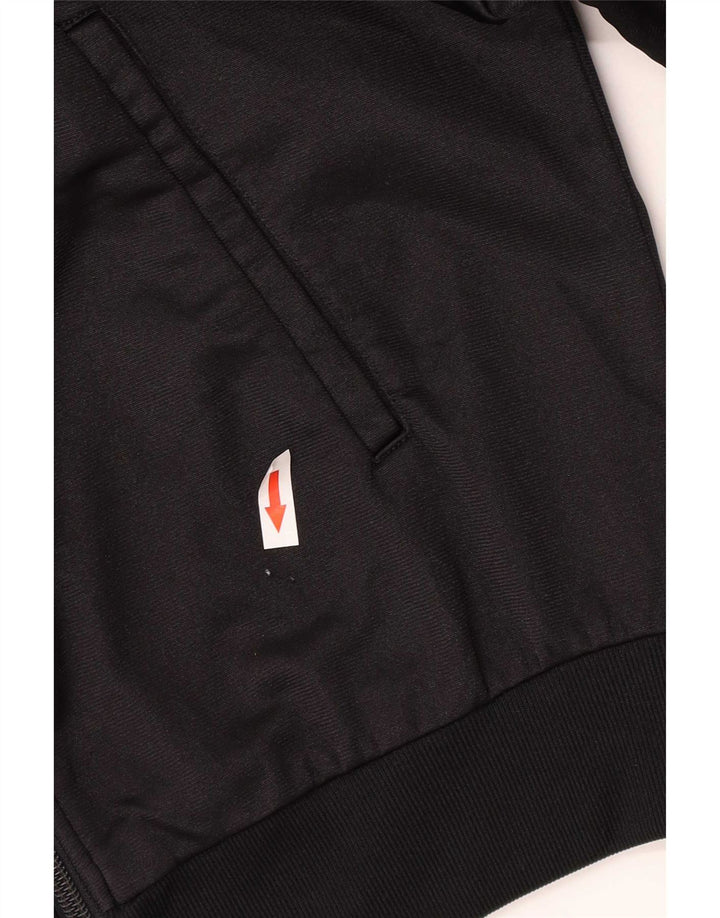 Asics Herren-Trainingsanzugoberteil mit Grafik, Größe IT 46, Größe S, Schwarz, Farbblock