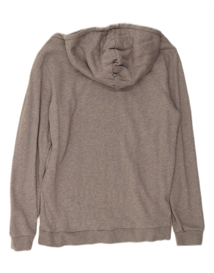 ADIDAS Mens Hoodie Jumper Medium Grey Cotton Vintage Adidas and Second-Hand Adidas from Messina Hembry 