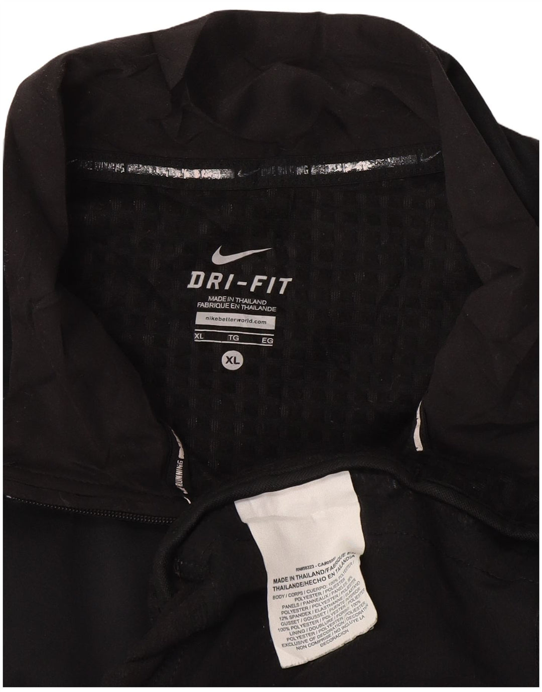 Nike Herren Dri Fit Trainingsanzug Top Jacke XL Marineblau Polyester