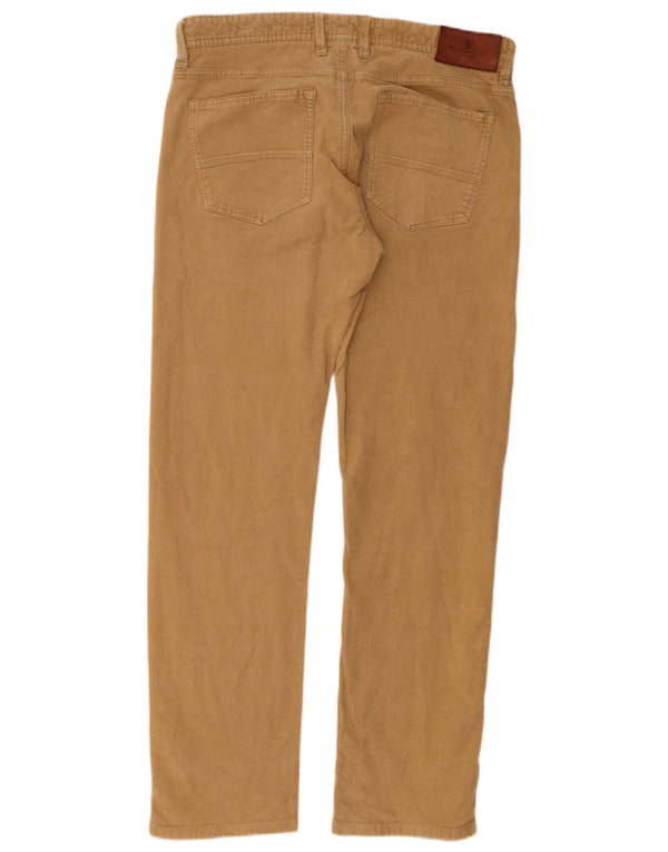 Massimo Dutti Herren gerade Cordhose EU 42 Large W32 L29 Beige