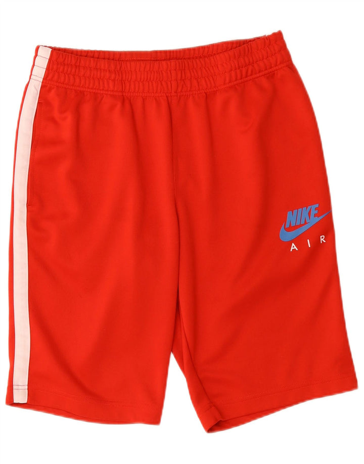 Nike Herren-Sportshorts aus mittelrotem Colourblock-Polyester