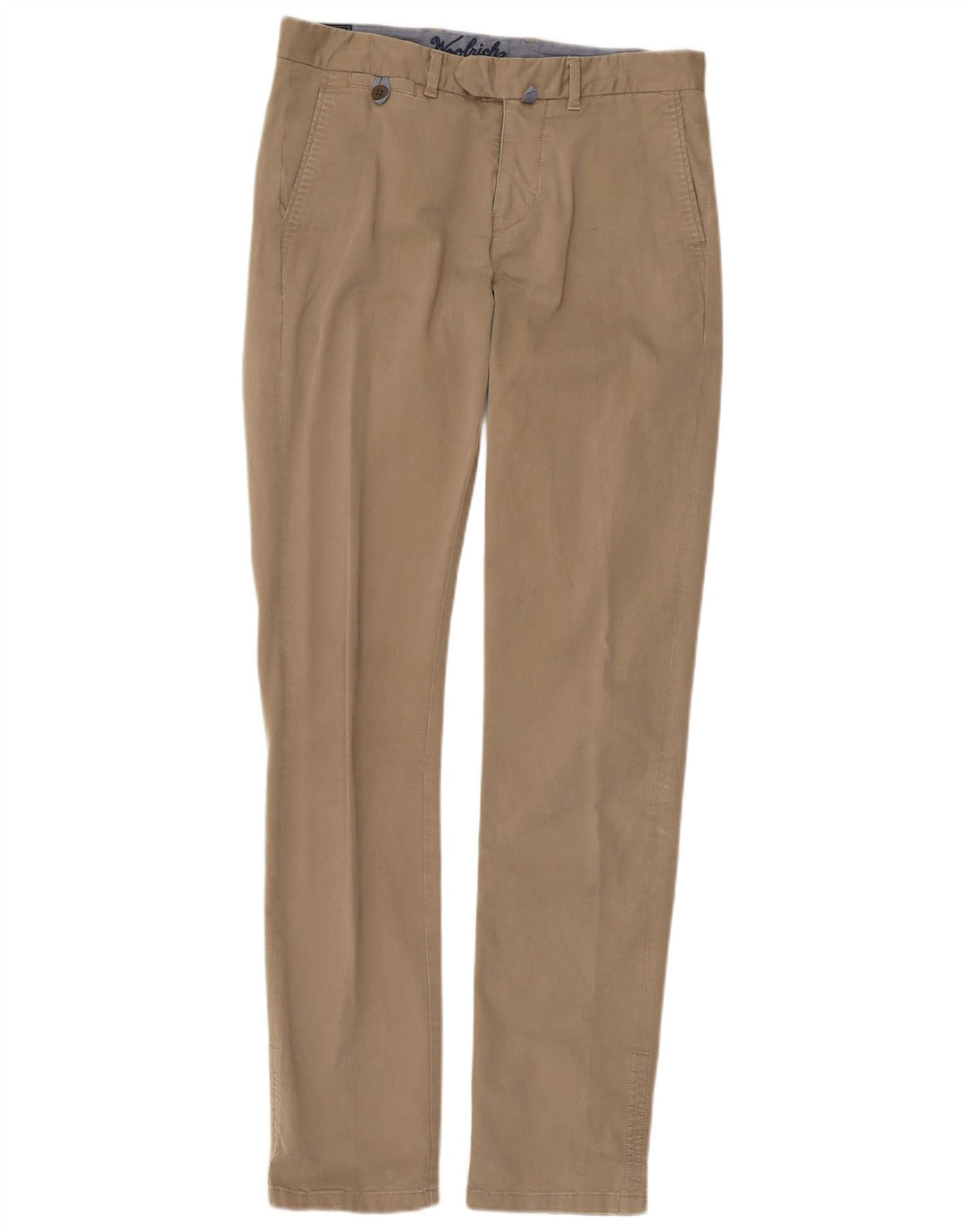 Woolrich Slim Chino-Hose für Herren, W30, L33, beige Baumwolle