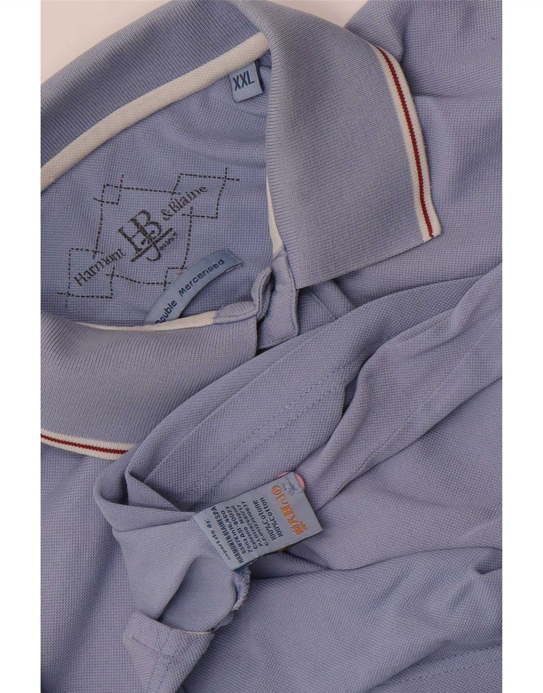 Harmont & Blaine Herren Poloshirt 2XL Blau Baumwolle