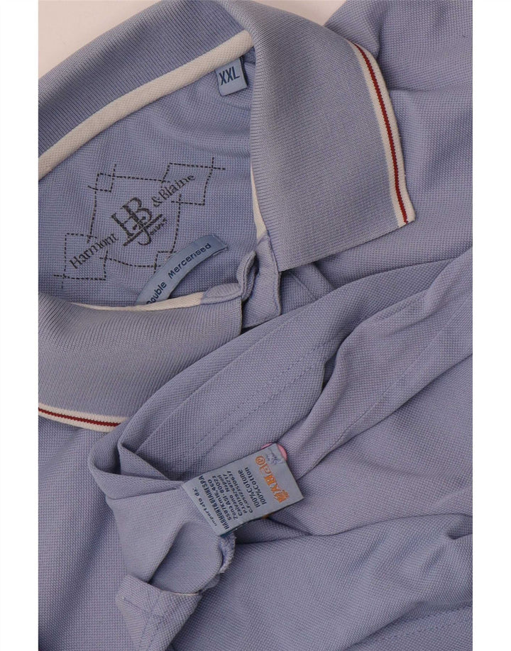 Harmont & Blaine Herren Poloshirt 2XL Blau Baumwolle