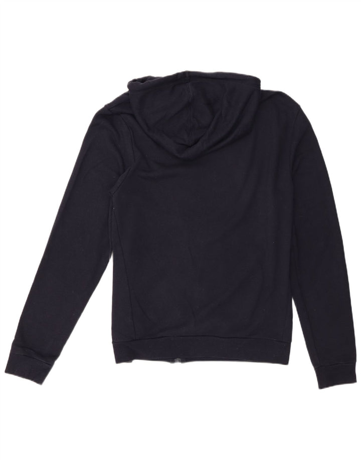 Tommy Hilfiger Herren-Kapuzenpullover mit Reißverschluss, mittlere marineblaue Baumwolle