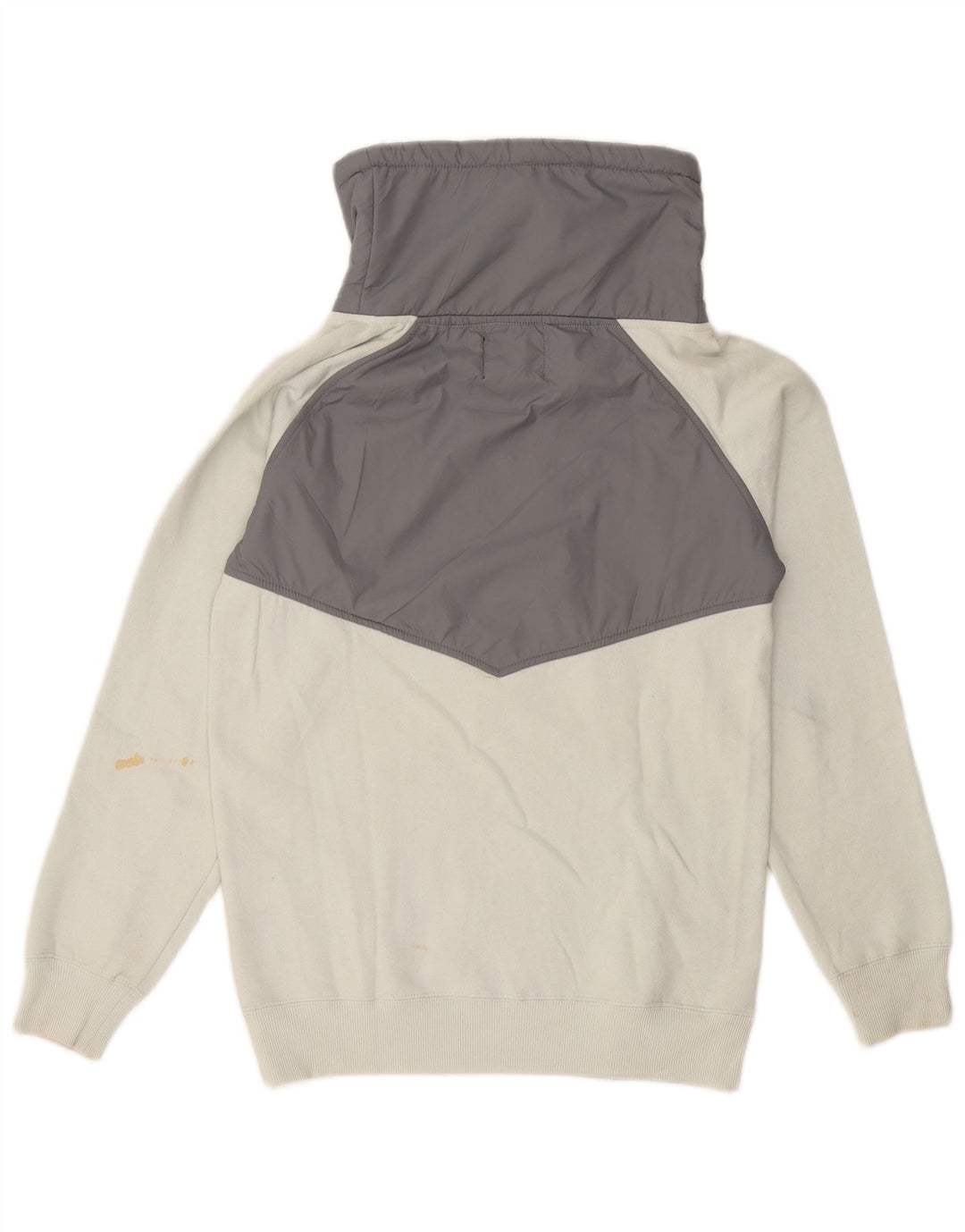 VANS Damen-Sweatshirt-Pullover UK 10 Small Weiße Colourblock-Baumwolle