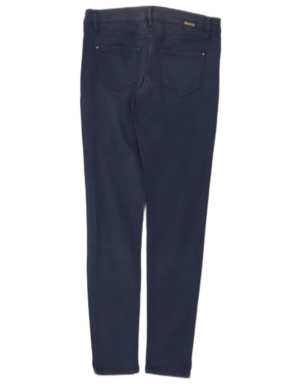 Massimo Dutti Damen Skinny Freizeithose EU 38 Small W28 L29 Marineblau