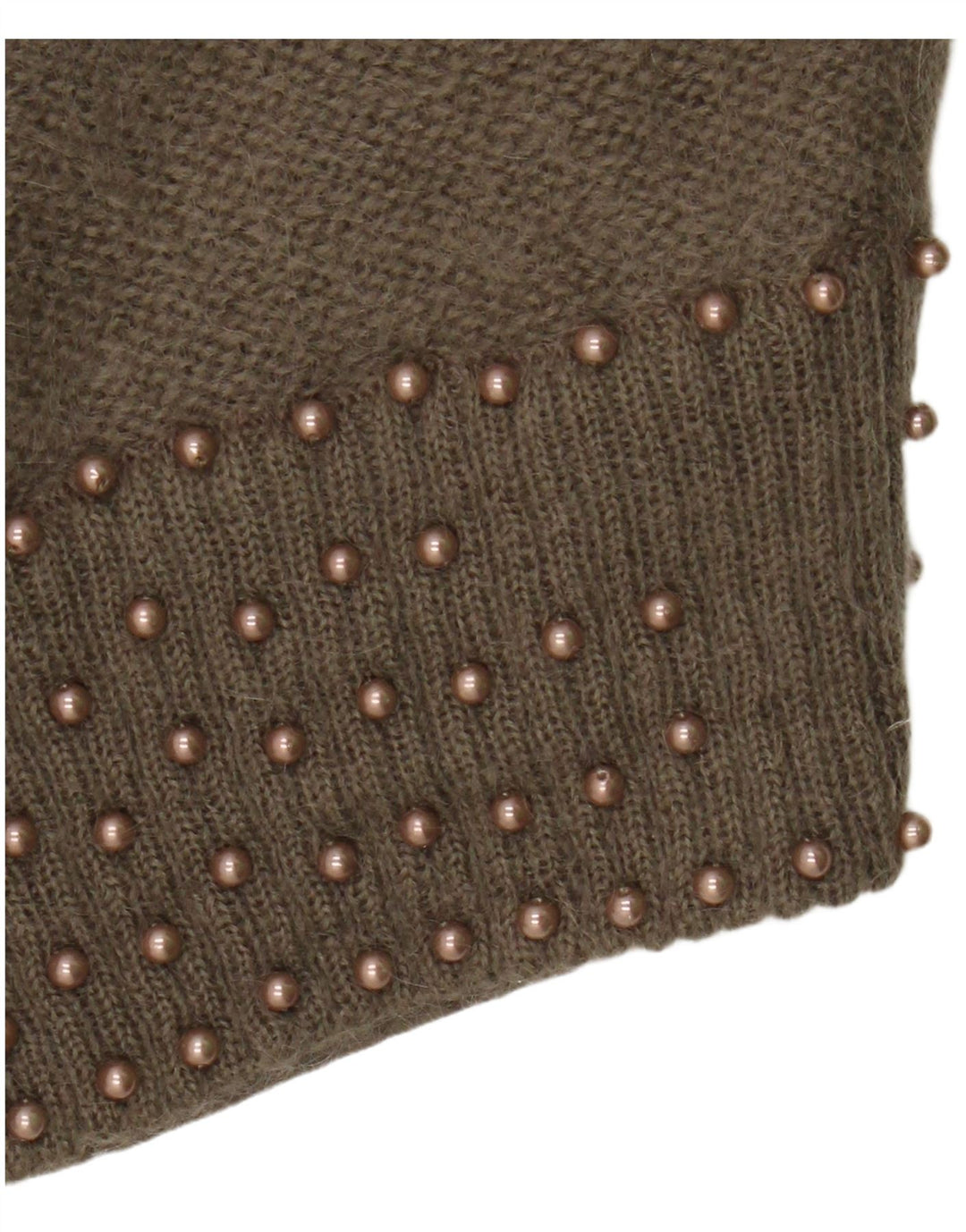 FLORENTIA Damen-Strickjacke in Übergröße, UK 14, mittelbraun gefleckt