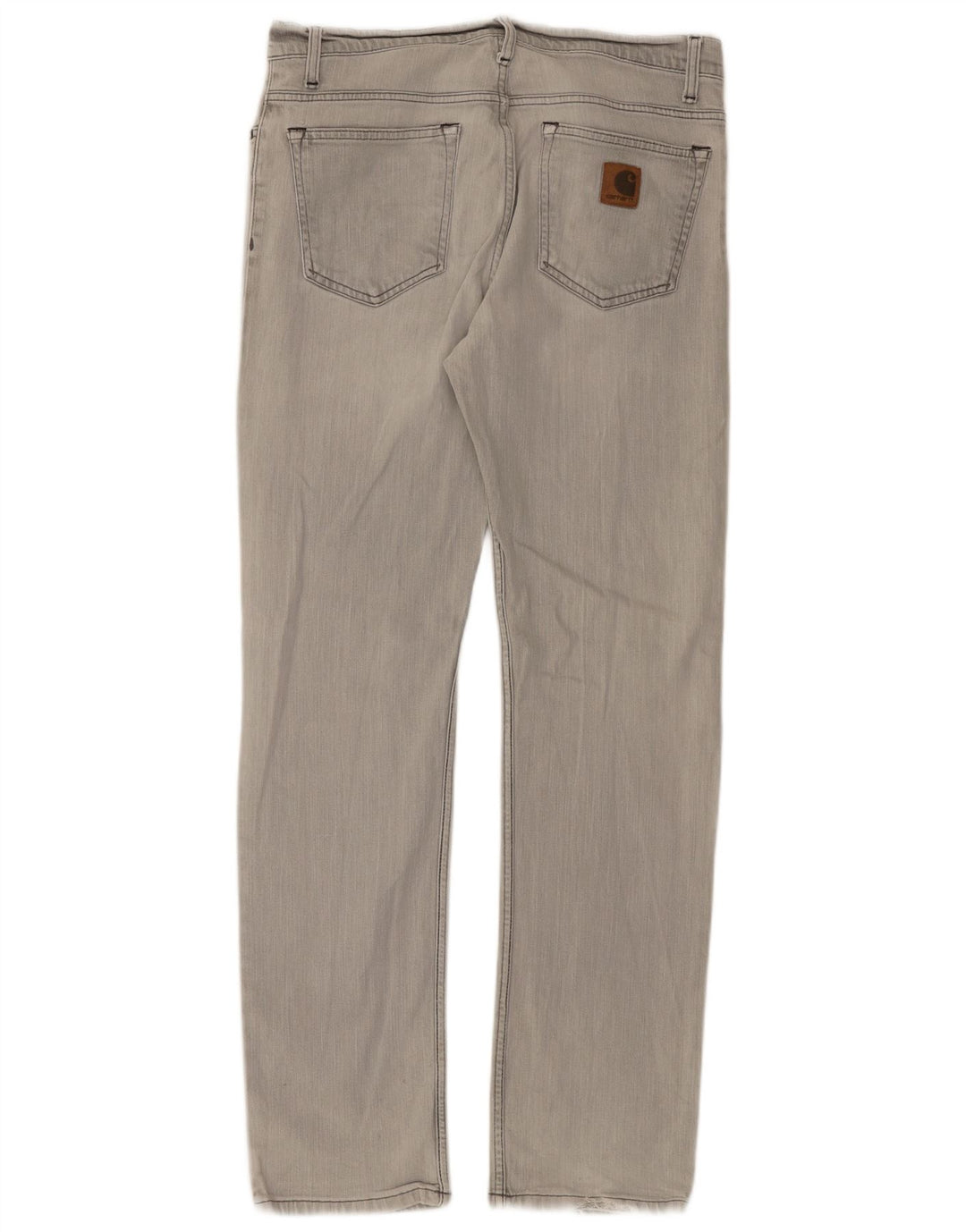Carhartt Herren Straight Jeans W34 L34 Graue Baumwolle