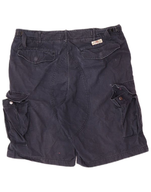 Ralph Lauren Herren Cargo-Shorts W32 Medium Marineblau Baumwolle