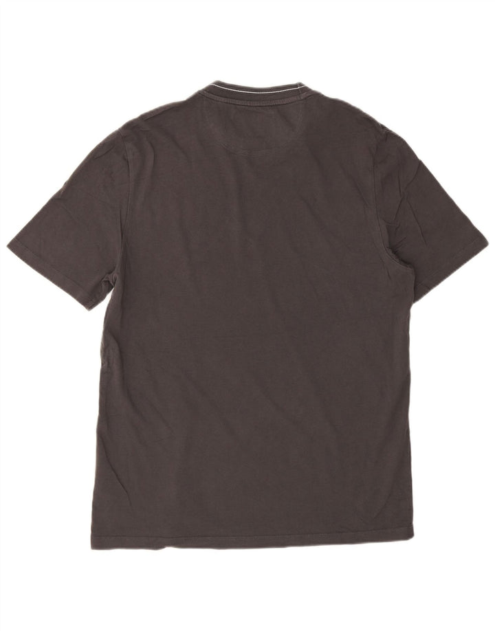 Lyle & Scott Herren T-Shirt-Oberteil aus mittelgrauer Baumwolle
