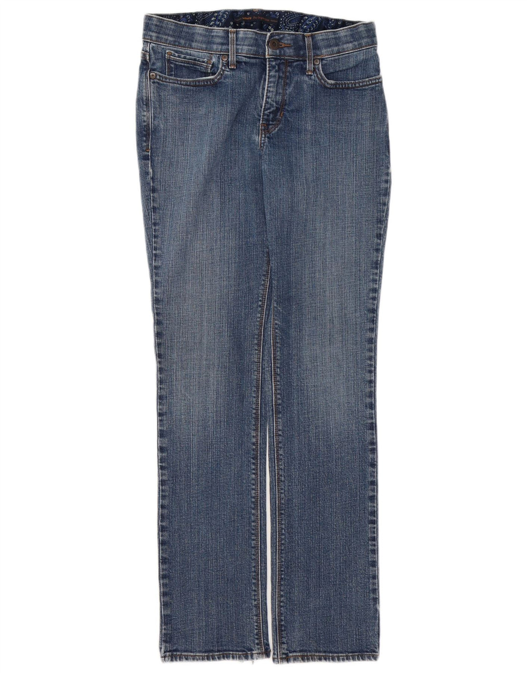 LEVI'S Damen 525 Straight Jeans US 6 Medium W28 L31 Blaue Baumwolle
