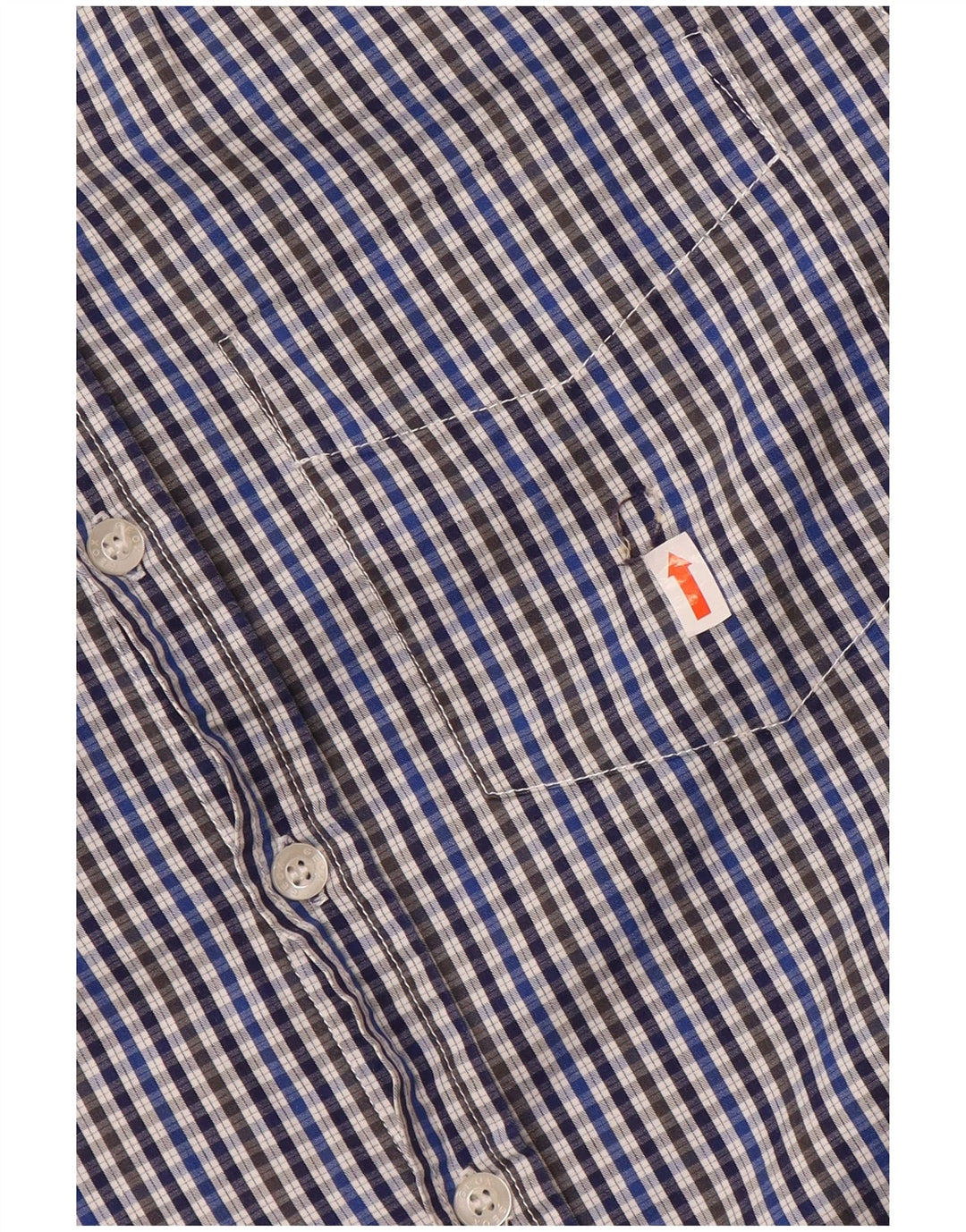 Geox Herren Respira Hemd Mittelblau Gingham
