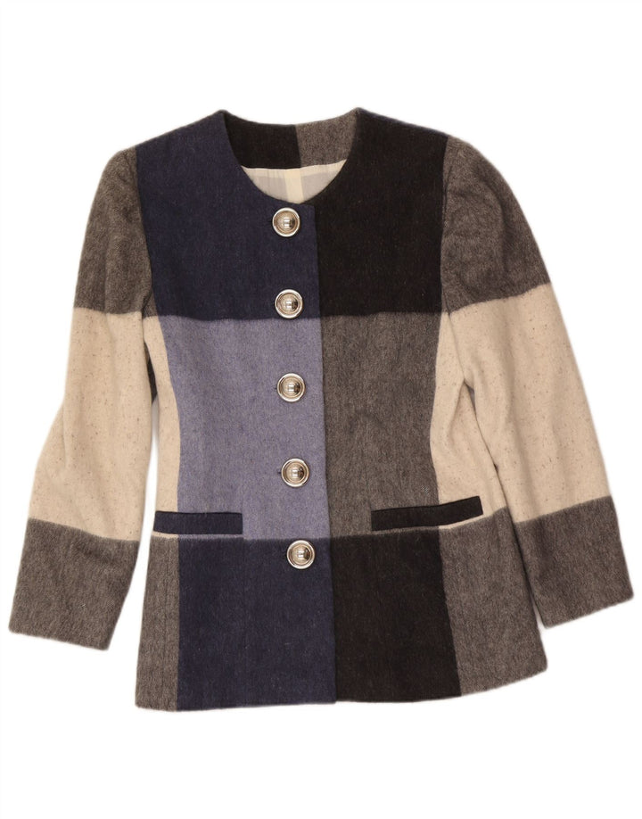 Gai Mattiolo Damen-Blazer-Jacke IT 46, groß, mehrfarbig, Farbblock