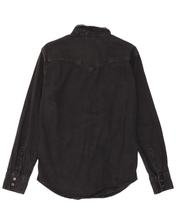 Levi's Herren Standard-Jeanshemd, Größe S, Schwarz, Baumwolle