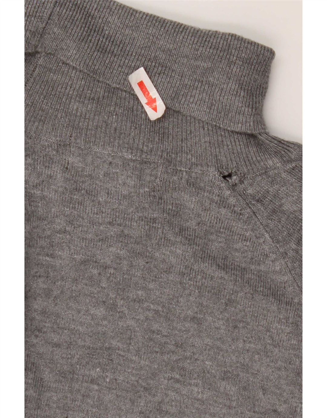 Rollkragenpullover für Herren von Zara, mittelgraue Viskose