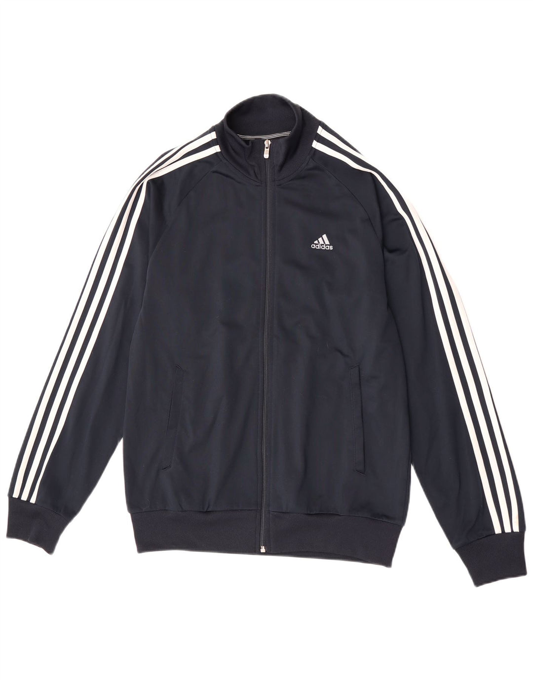 Adidas Herren Clima 365 Trainingsanzug Top Jacke Small Marineblau Polyester