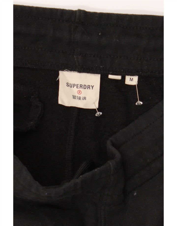 Superdry Herren-Trainingshose, Jogginghose, mittelschwarz, Baumwolle