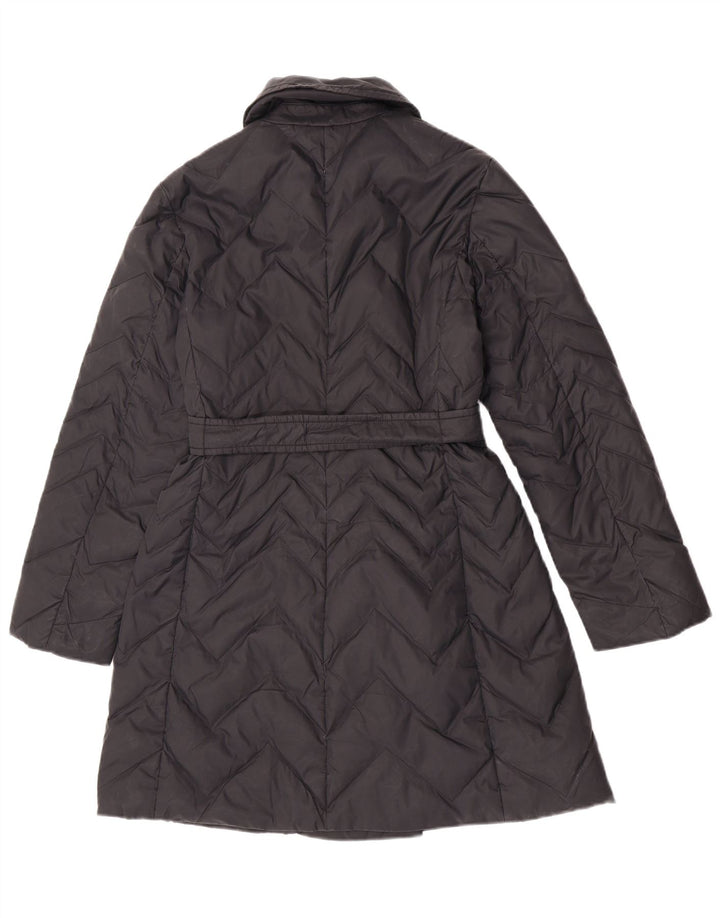 Max & Co. Wattierter Damenmantel UK 12 Medium Schwarz Polyamid