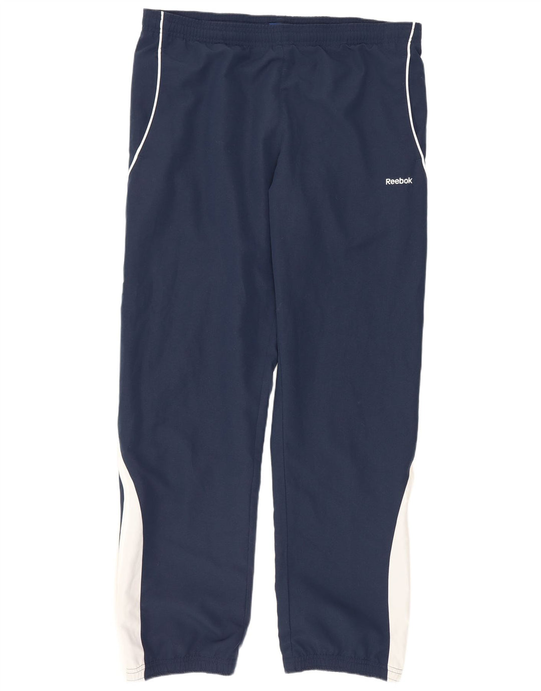 Reebok Herren-Trainingshose, Jogginghose, Größe S, Marineblau, Farbblock
