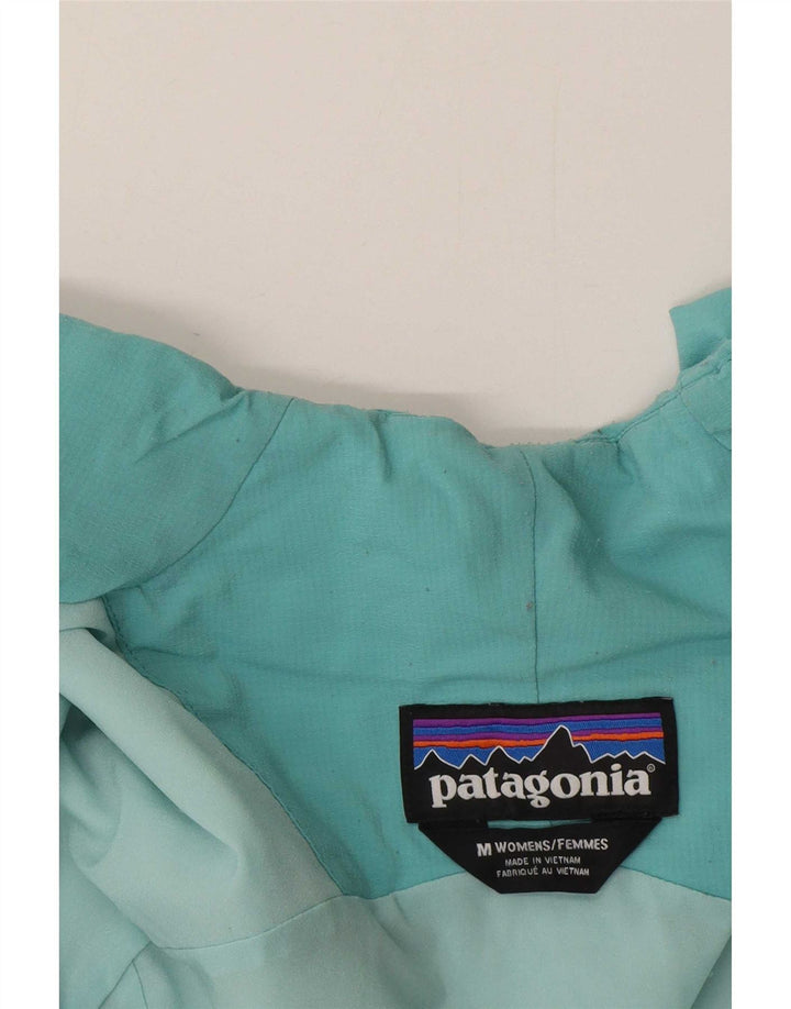 Patagonia Damen Windjacke UK 14 Mittelgrünes Nylon