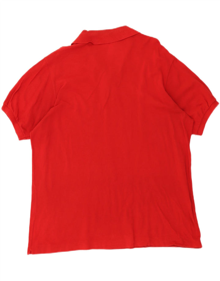 Lacoste Herren Poloshirt Größe 7 2XL Rot