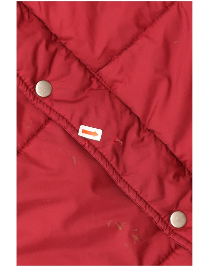 Vintage Herren Wattierte Jacke UK 42 XL Rot