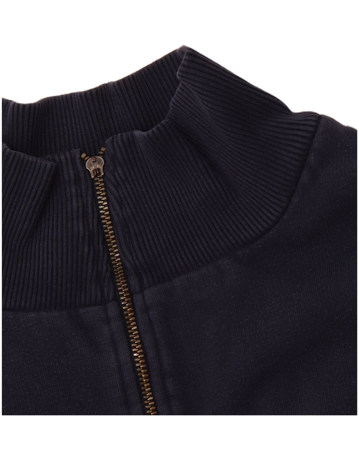 NIKE Herren-Sweatshirt mit Reißverschluss am Hals, UK 45/47 XL, Marineblau, Baumwolle