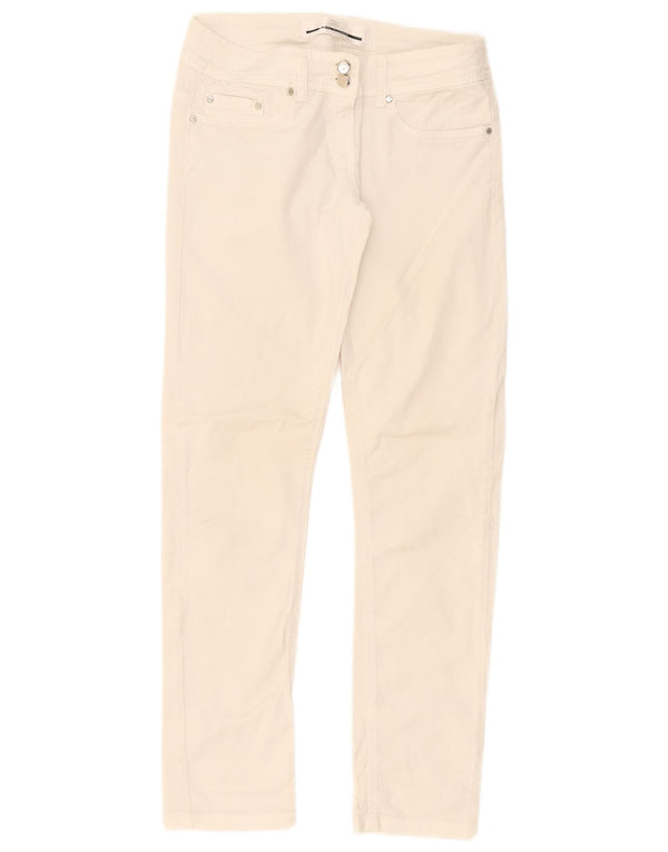 Elisabetta Franchi Damen Slim Jeans W29 L29 Weiß