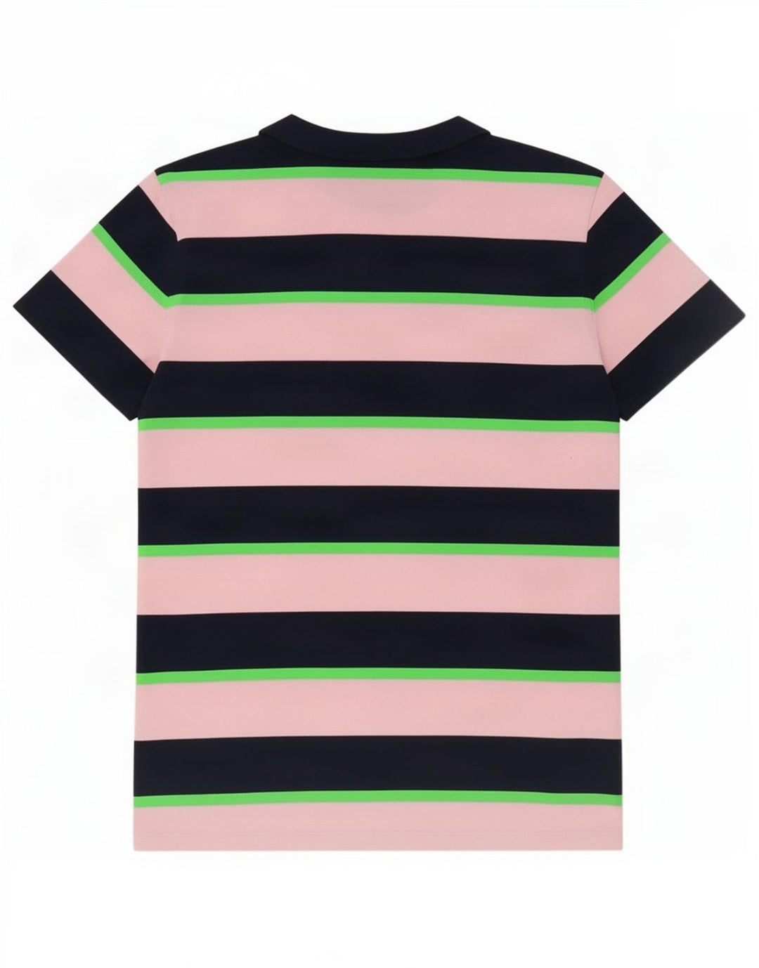 Superdry Herren T-Shirt-Oberteil aus mittelrosa gestreifter Baumwolle