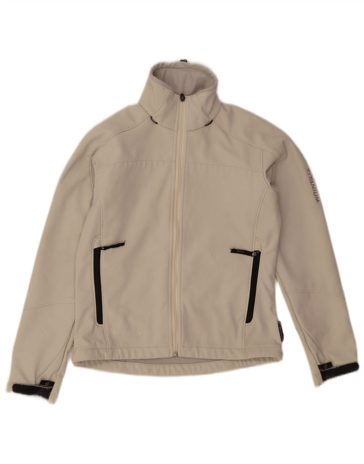 Columbia Damen Titanium Windjacke UK 6 XS Graues Nylon