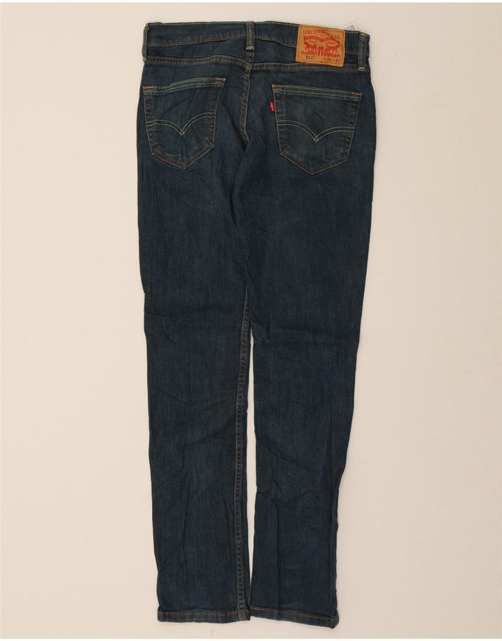 LEVI'S Mens 511 Slim Jeans W30 L32 Blue Cotton Vintage Levi's and Second-Hand Levi's from Messina Hembry 